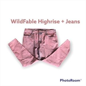 High Waist Acid Jeans